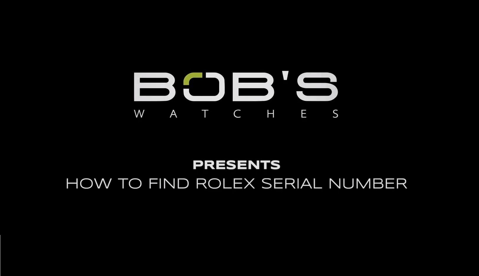 how to find your rolex serial number