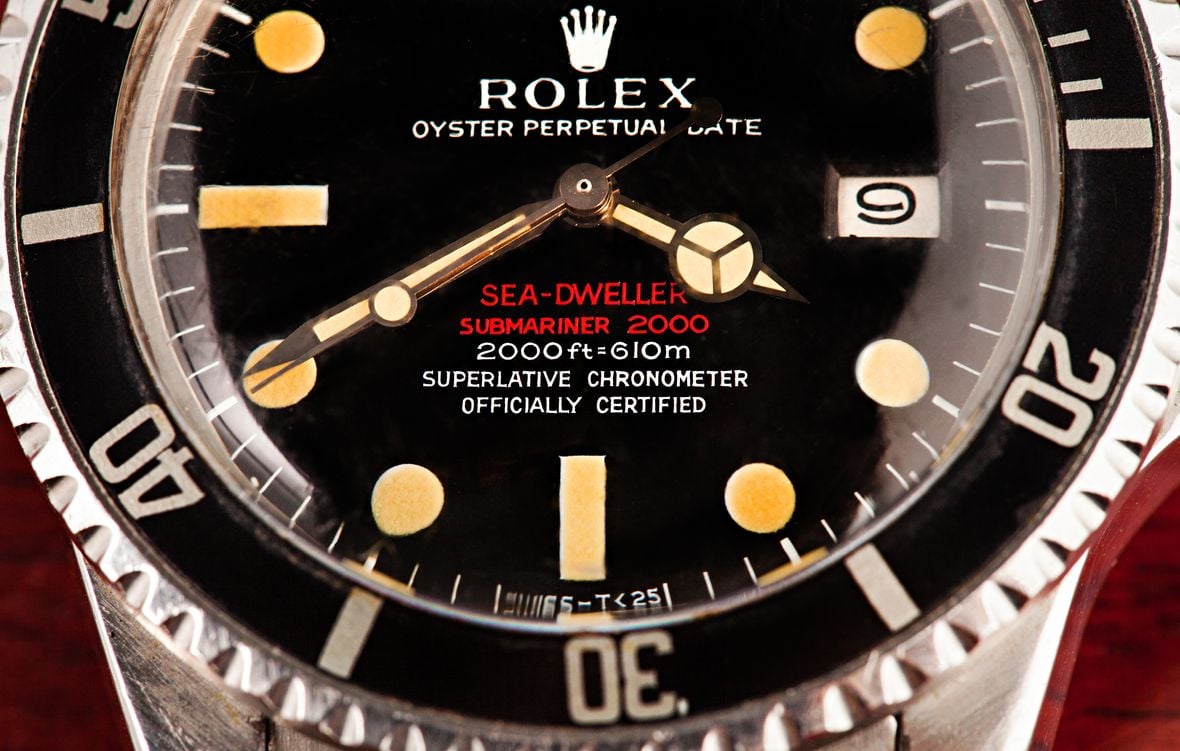 Vintage Rolex Sea-Dweller DRSD Doubler Red